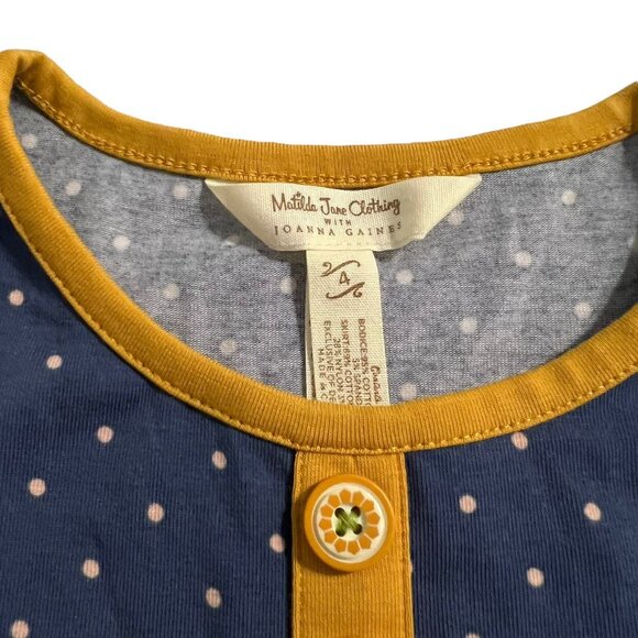 Matilda Jane Sz 4 Joanna Gaines You Belong Floral Dress - Picture 6 of 6